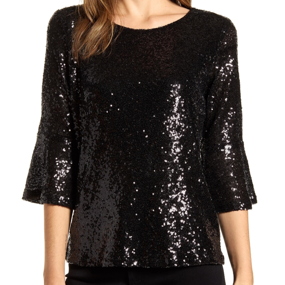 Gibson Glam Sequin blouse